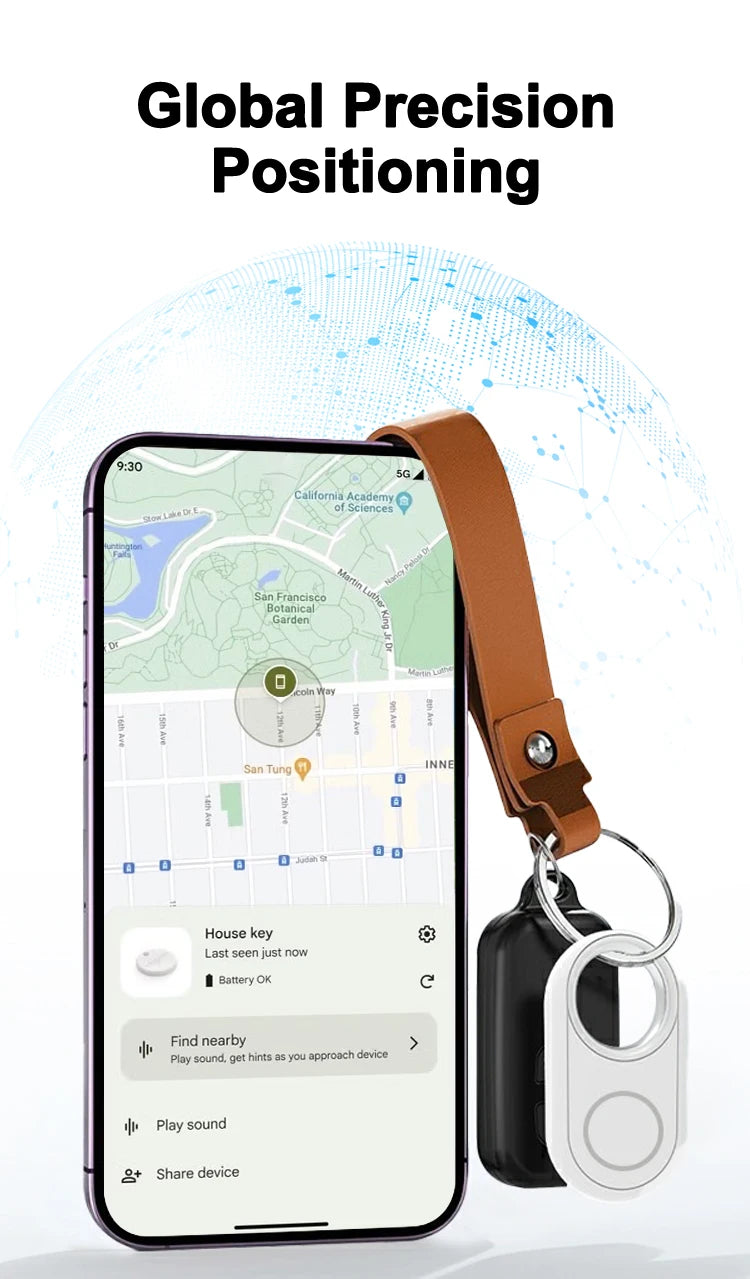 Mini GPS Tag Localizador Bluetooth Inteligente – Localize seus Itens com Facilidade